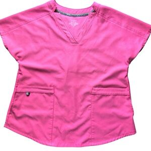 Climate Right by Cuddl Duds Women's Size S Nursing Scrub Top